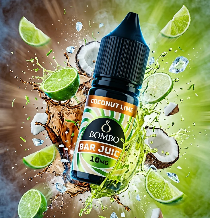 Bombo-Bar-Juice-Coconut-Lime Bombo Bar Juice Coconut Lime – Sales de nicotina 10 ml - Imagen 1