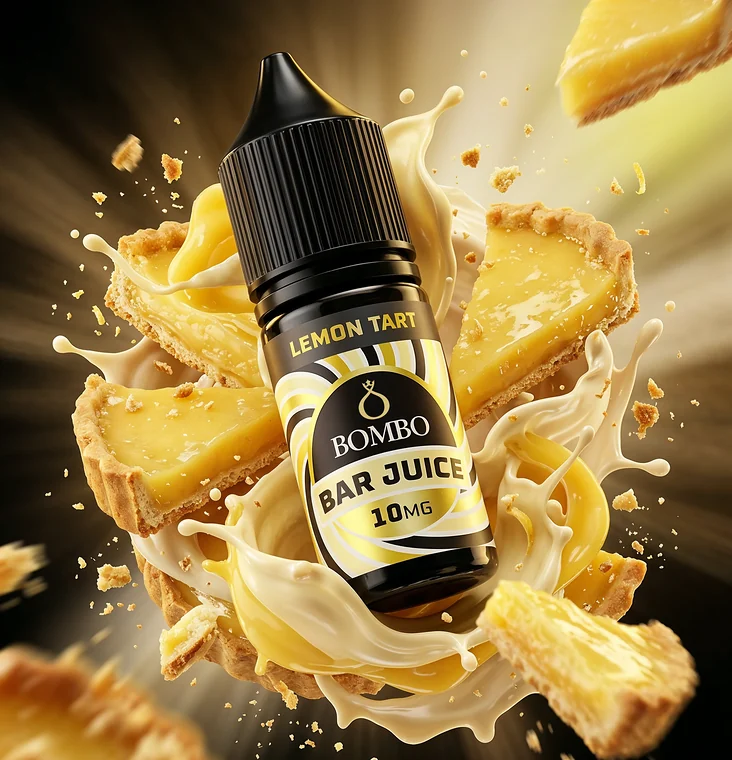 Bombo-Bar-Juice-Desserts-Lemon-Tart Bombo Bar Juice Lemon Tart – Sales de nicotina 10 ml - Imagen 1