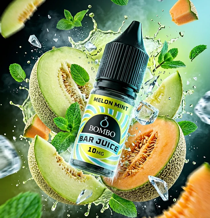 Bombo-Bar-Juice-Melon-Mint Bombo Bar Juice Melon Mint – Sales de nicotina 10 ml - Imagen 1