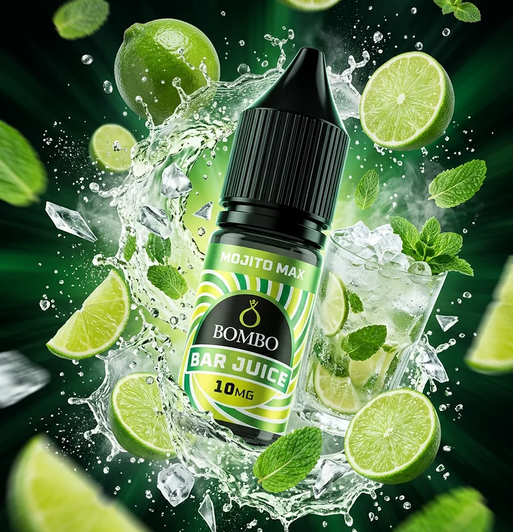 Bombo-Bar-Juice-Mojito-Max Bombo Bar Juice Mojito Max – Sales de nicotina 10 ml - Imagen 1
