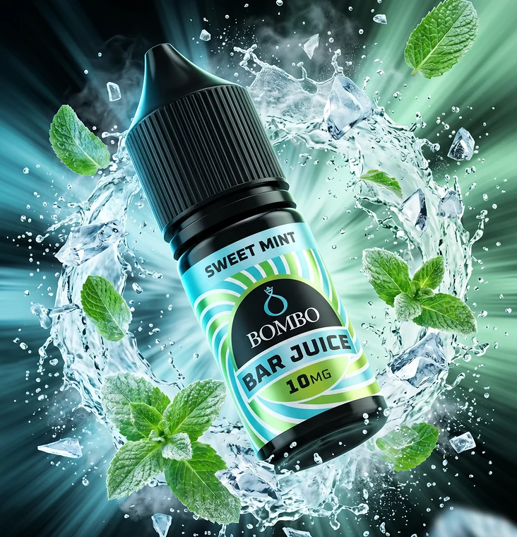 Bombo-Bar-Juice-Sweet-Mint Bombo Bar Juice Sweet Mint – Sales de nicotina 10 ml - Imagen 1