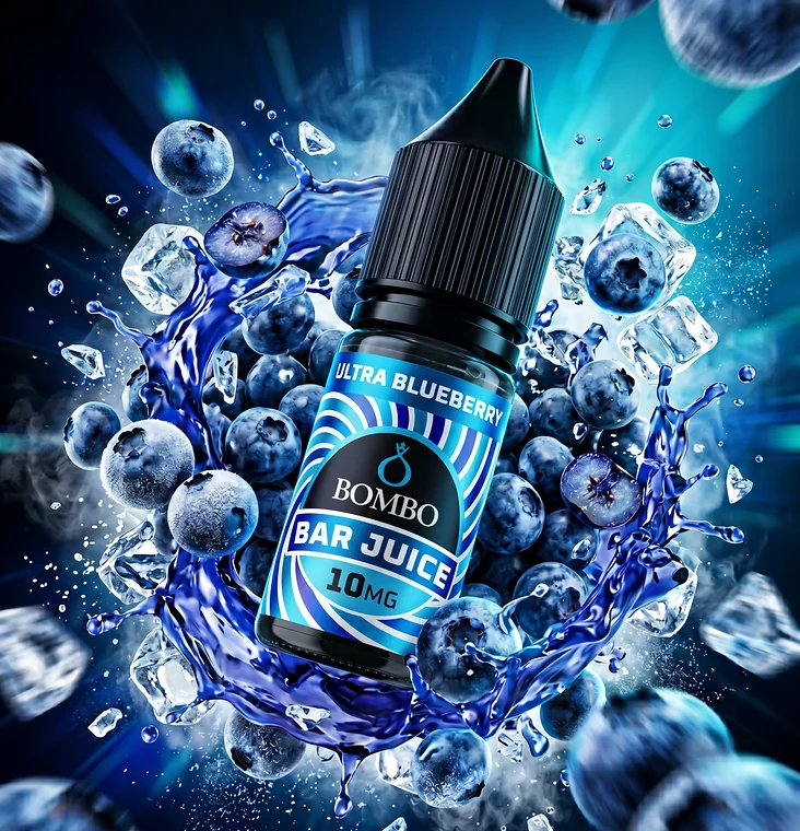 Bombo-Bar-Juice-Ultra-Blueberry Bombo Bar Juice Ultra Blueberry – Sales de nicotina 10 ml - Imagen 1