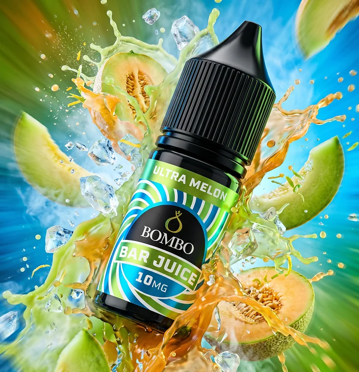 Bombo-Bar-Juice-Ultra-Melon Bombo Bar Juice Ultra Melon – Sales de nicotina 10 ml - Imagen 1