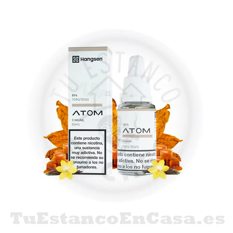 Hanseng-ry4.webp E - Liquido Hangsen Atom RY4 - 10 ml - Imagen 1