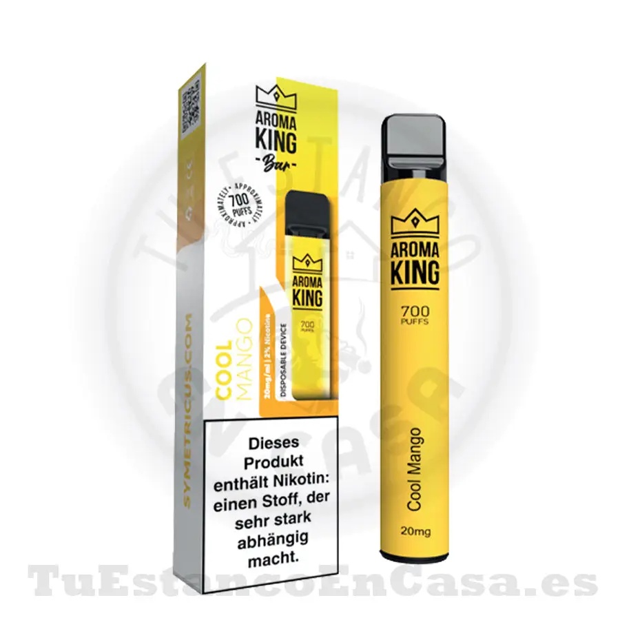 PodAromaKingClasicCoolMango.webp Pod desechable Aroma King Classic Mango Apple Pear 20 mg - 700 Caladas - Imagen 1