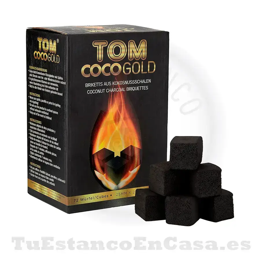 carb-n-natural-tom-cocogold-25-mm-1-kg-1.webp Carbón Natural Tom CocoGold 25 mm - 1 kg - Imagen 1
